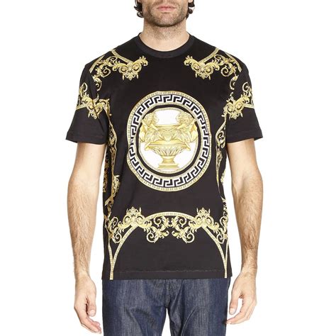 versace t shirt baman|Versace mens shirts.